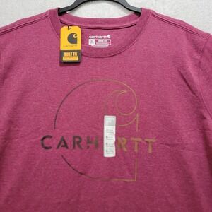 Carhartt Heavyweight‎ Short Sleeve Graphic T-Shirt Womens XL TK5600-W Loose Fit